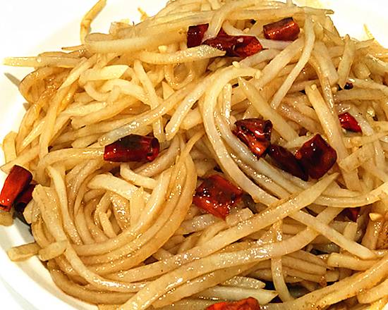 Potato Shredded with Vinegar（酸辣土豆丝-辣）